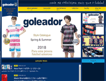 Tablet Screenshot of goleador.jp